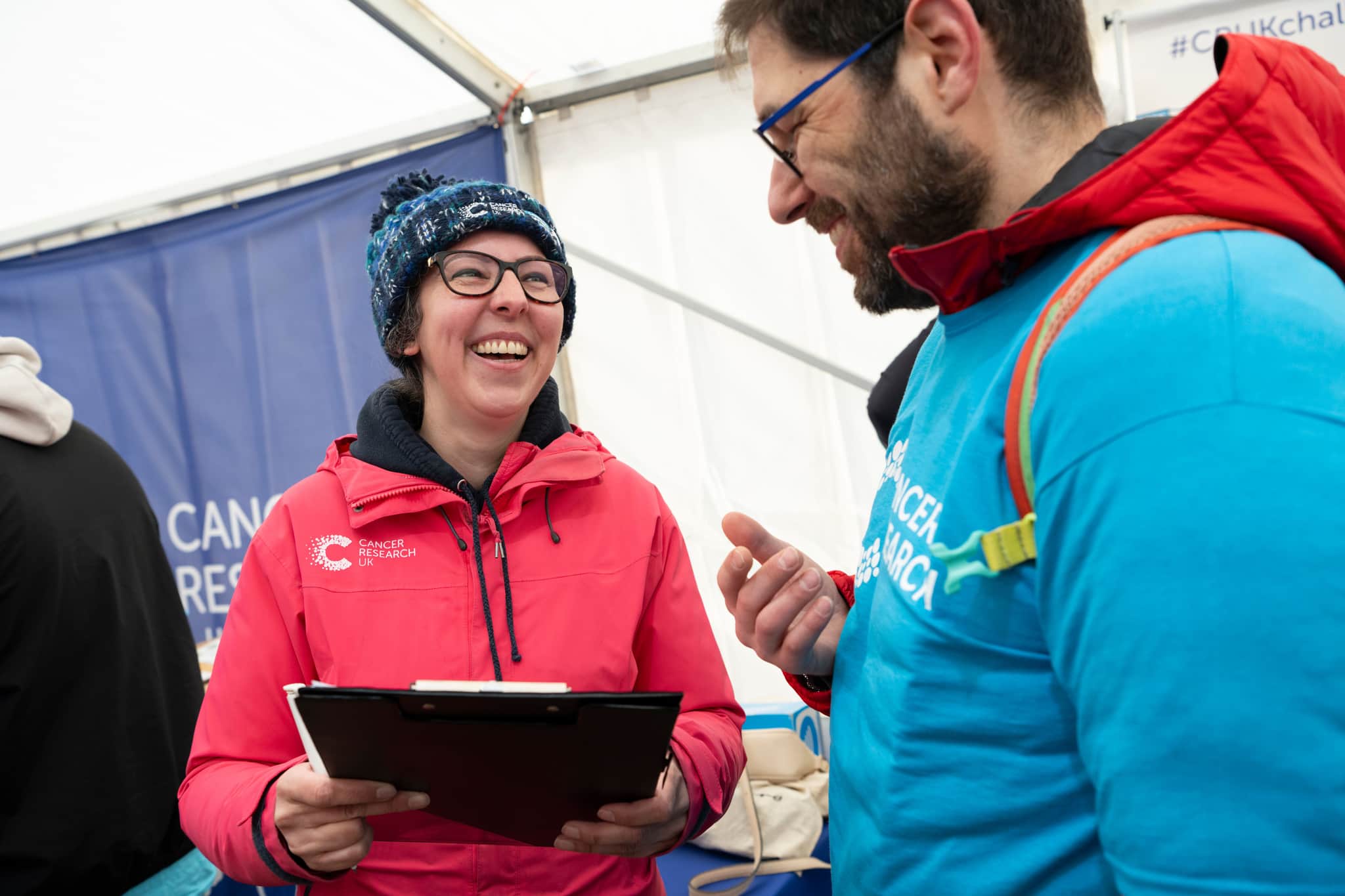Volunteers at Winter Run 2024.