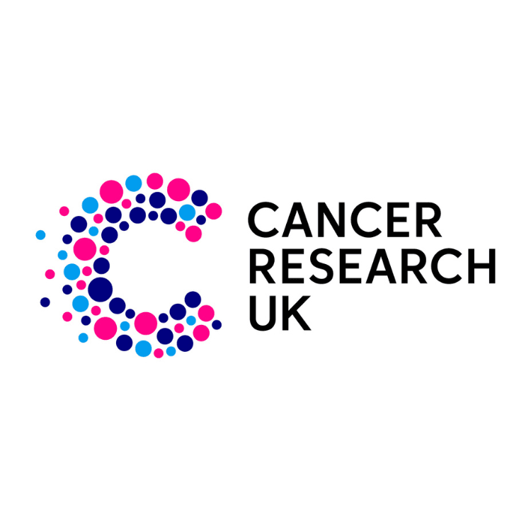 Cancer Research UK logo.