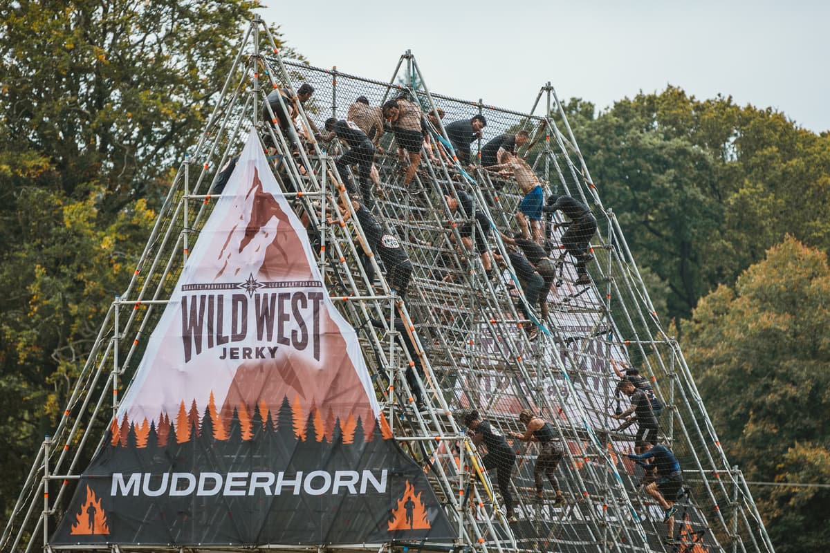 A-frame obstacle from Tough Mudder.